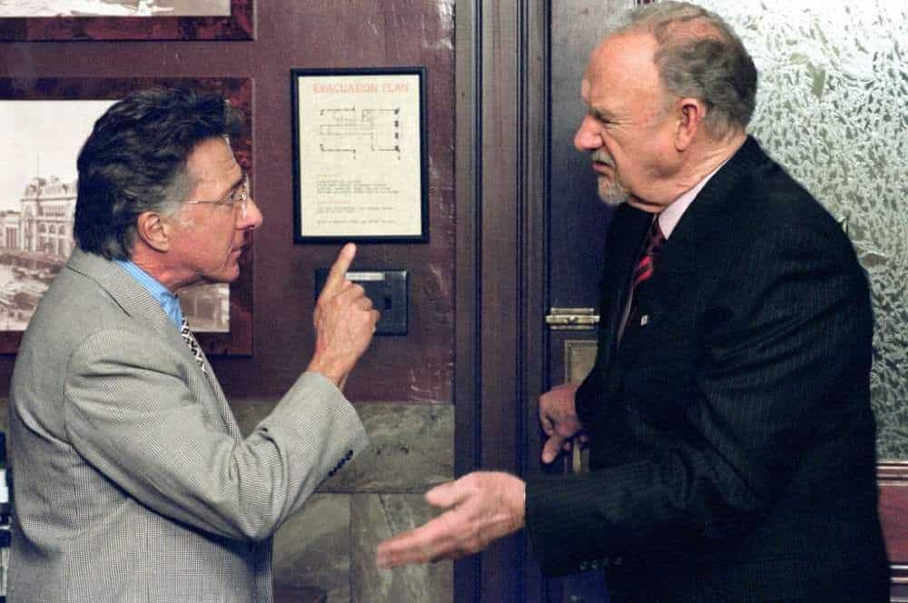 Dustin Hoffman och Gene Hackman i Runaway Jury.