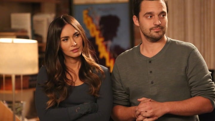 Megan Fox och Jake Johnson i New Girl