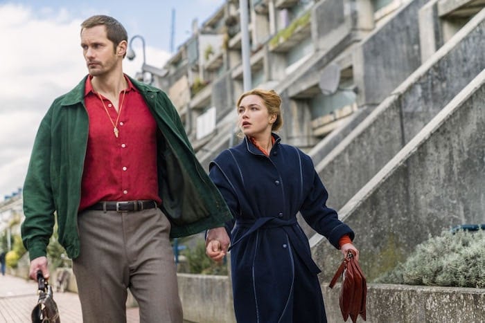 Alexander Skarsgård och Florence Pugh i John le Carré-adaptionen "The Little Drummer Girl", regisserad av Park Chan-wook.