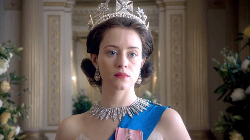 Claire Foy som drottning Elizaneth II.