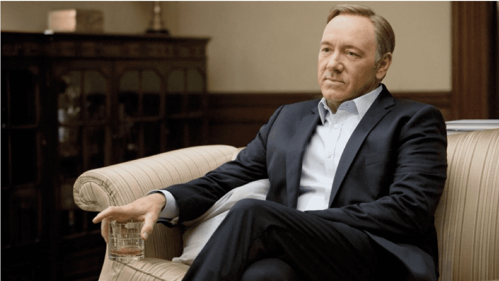 Kevin Spacey i House of Cards.