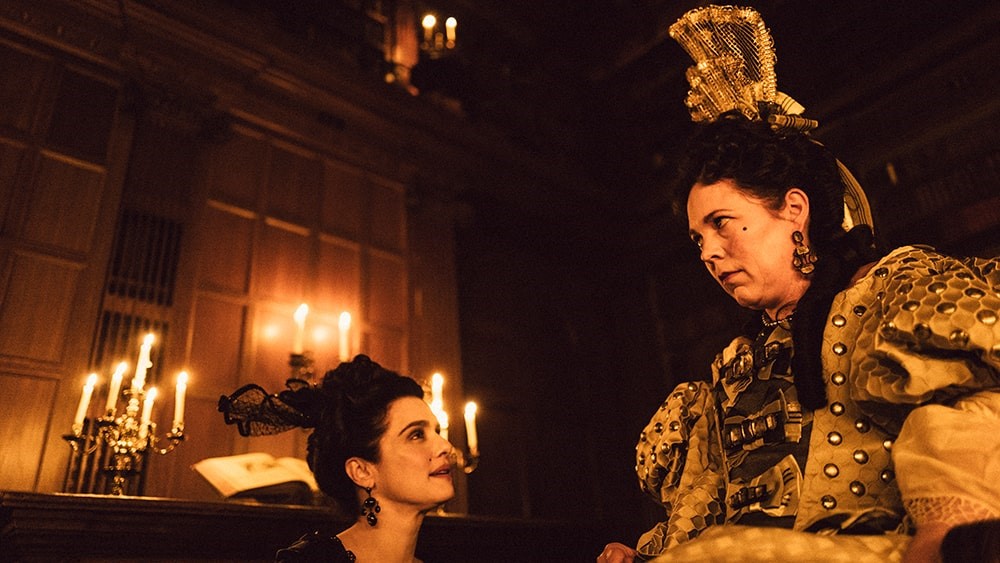 Olivia Coleman i THe Favourite. Ett hyllat kostymdrama som går att se med SF Anytime Chromecast.