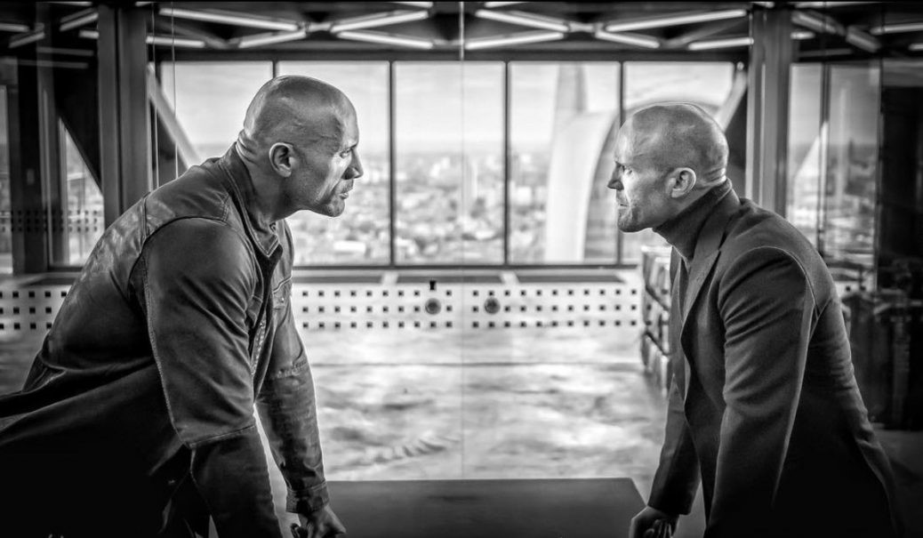 En bild på Dwayne Johanson och Jason Statham