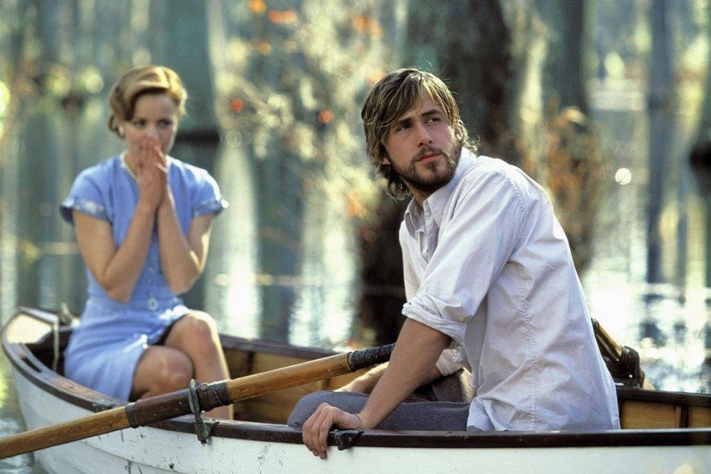 Ryan Gosling och Rachel McAdams i Nicholas Sparks Dagboken