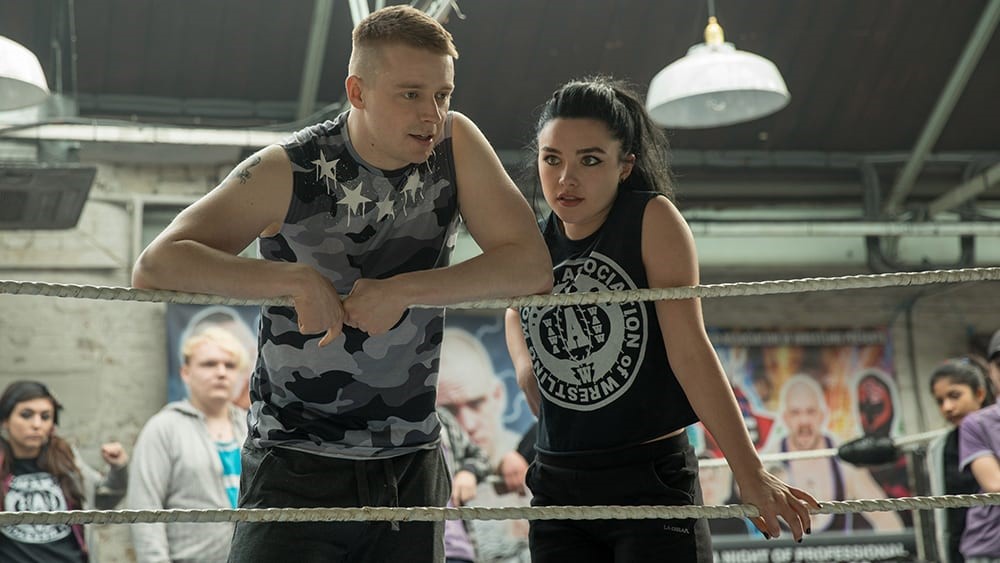 Syskonen Paige (Florence Pugh) och Zak "Jack Lowden" i "Fighting With My Family".