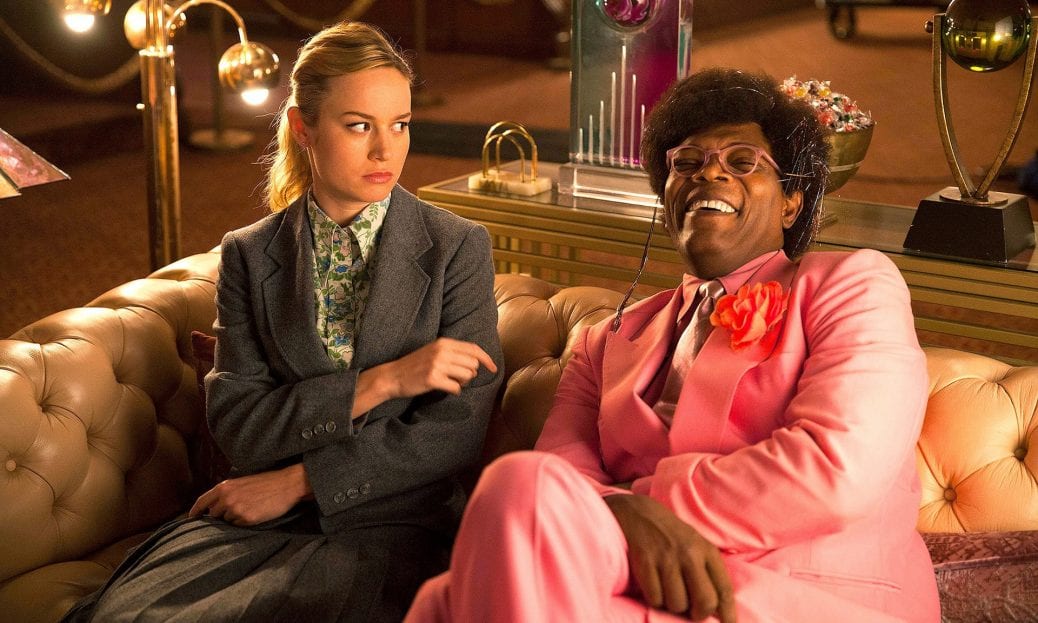 Brie Larson och Samuel L. Jackson i "Unicorn Store". 