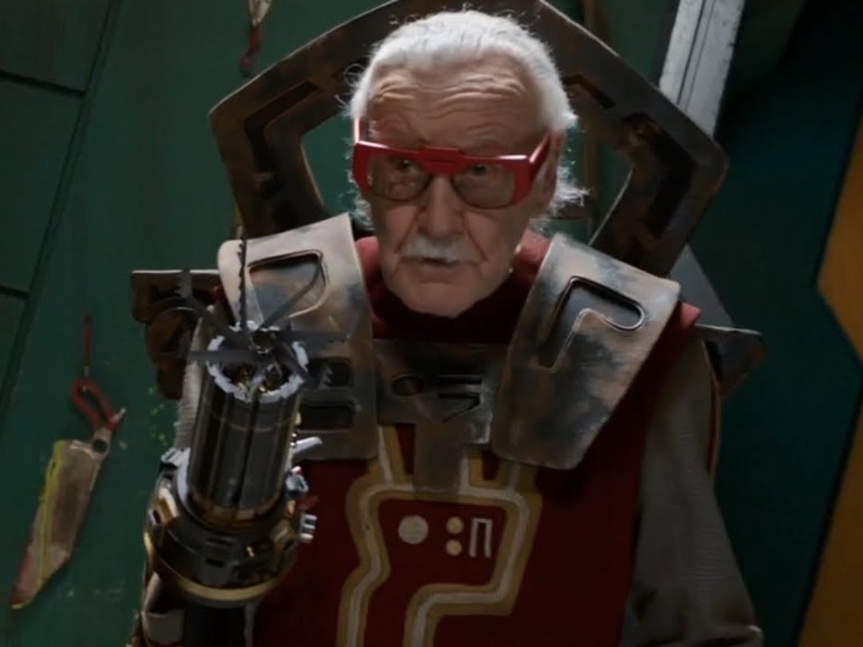 Stan Lee i Thor Ragnarok.