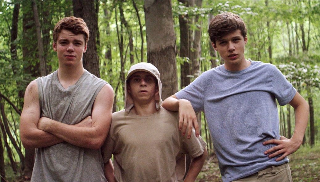 Gabriel Basso, Moises Arias och Nick Robinson i Kings of Summer. 