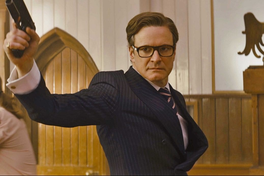 En bild av Colin Firth i Kingsman