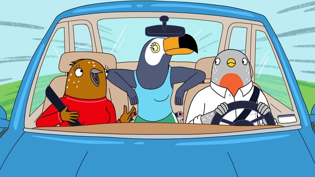 Tuca och Bertie i "Tuca & Bertie".