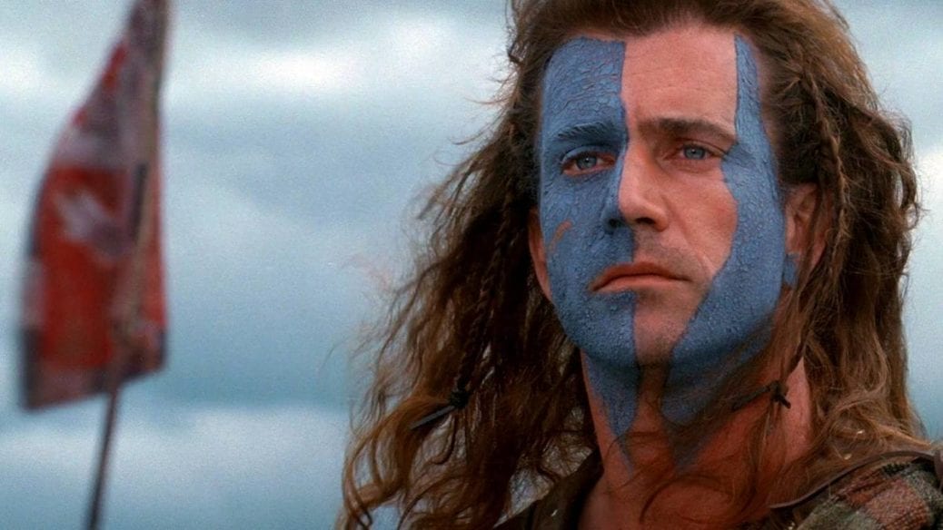 Mel Gibson i Braveheart