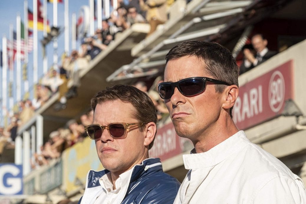 Matt Damon och Christian Bale i ''Le Mans '66''.