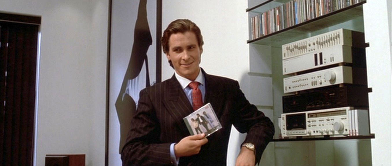 Christian Bale i American Psycho.