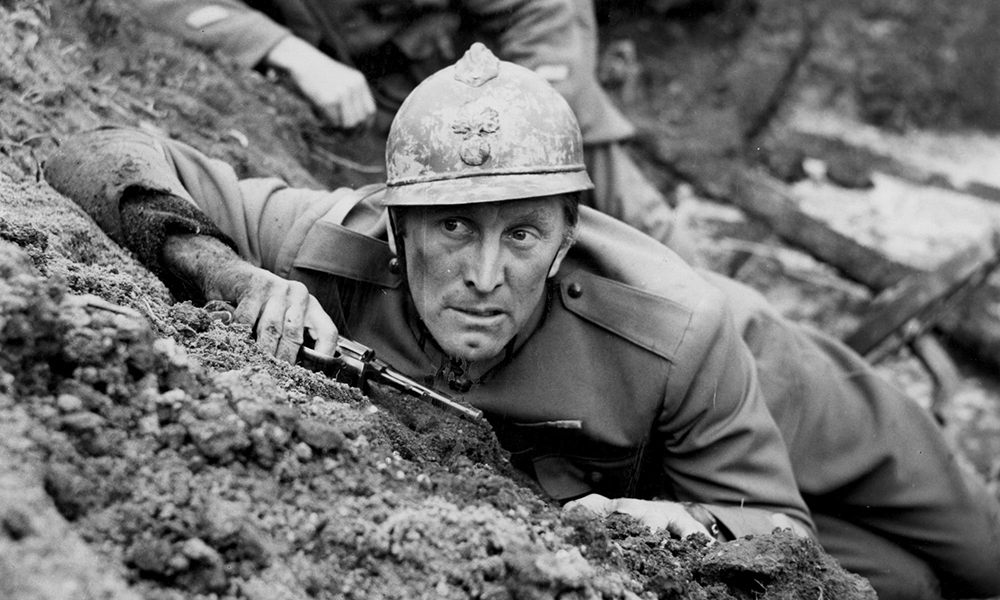 Kirk Douglas i Stanley Kubricks "Path of Glory". 