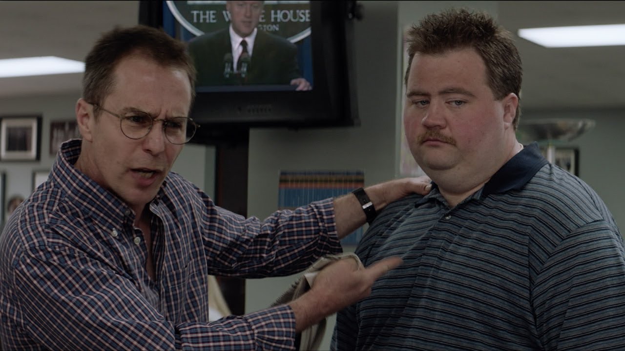 Sam Rockwell och Paul Walter Hauser. Foto: Warner Bros. Pictures.