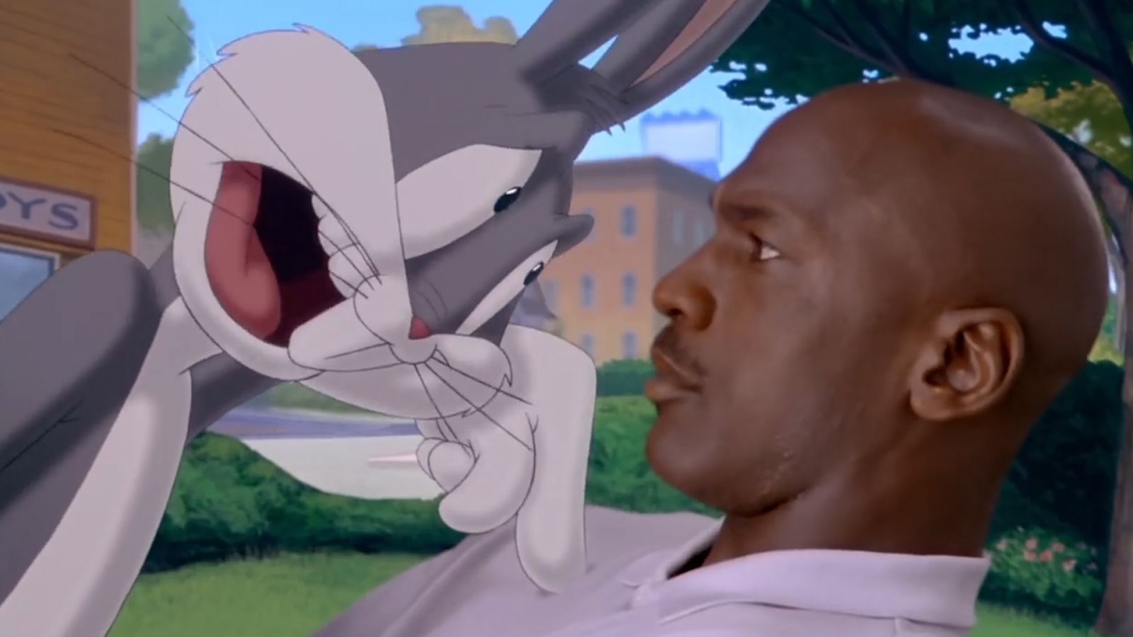 Bugs bunny och Michael Jordan