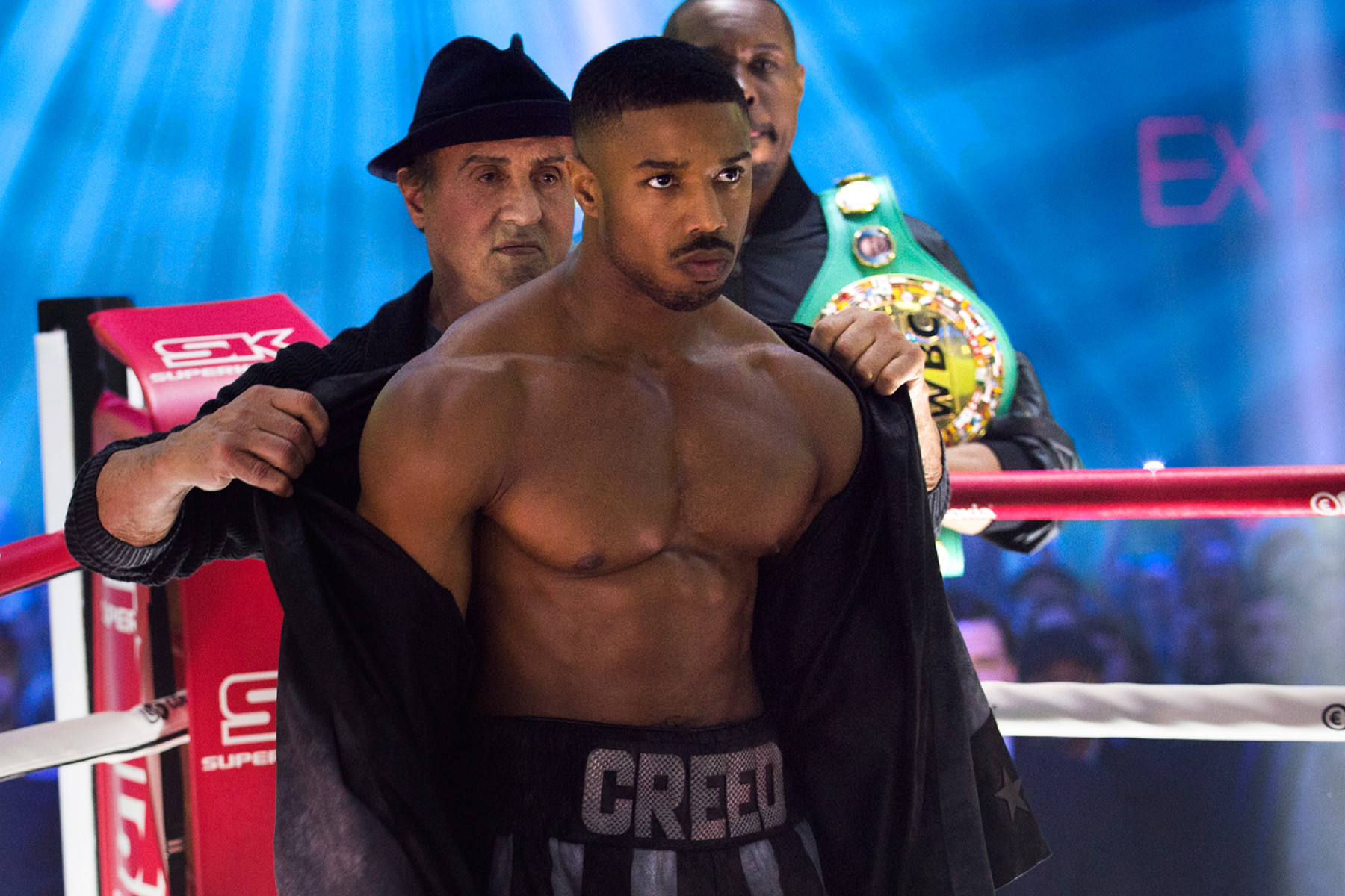 Sylvester Stallone och Michael B. Jordan i "Creed". 