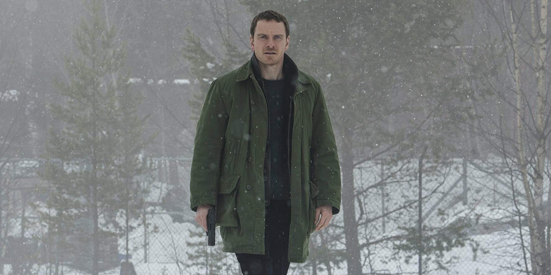 Michael Fassbender i Snömannen.