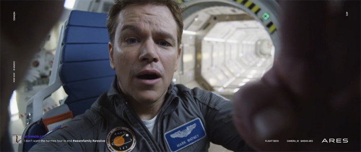 Matt Damon i "The Martian"