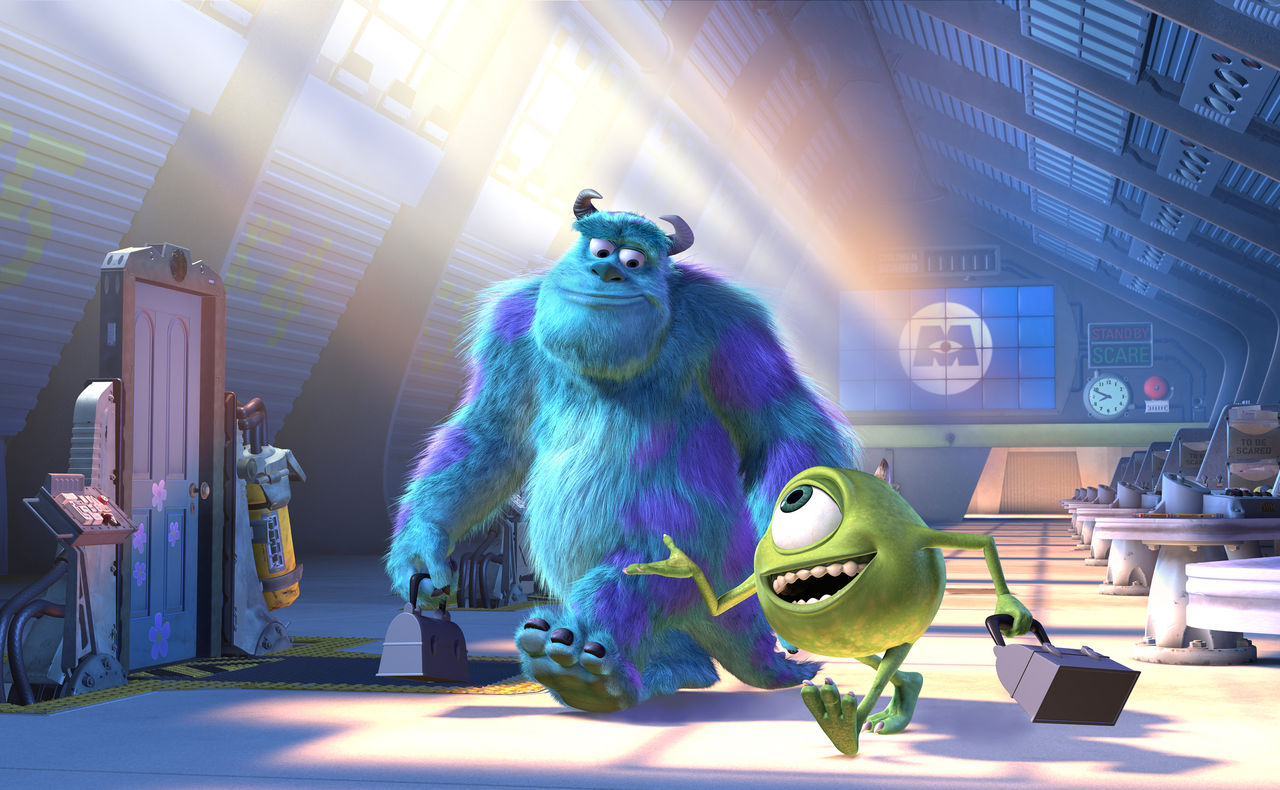 Stillbild ur "Monsters Inc". 