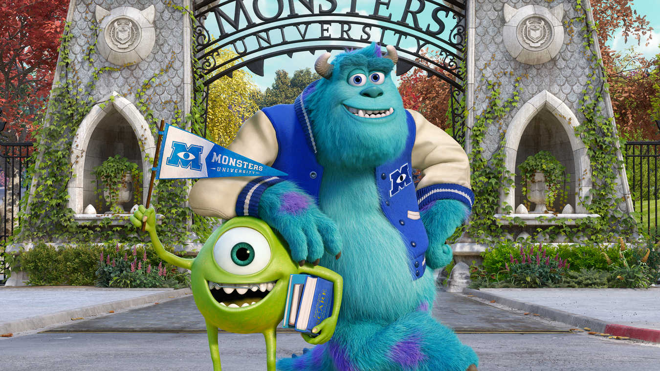 Bild från "Monsters University". 