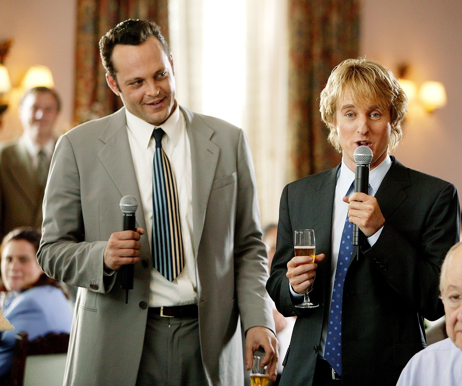 Owen Wilson och Vince Vaughn i Wedding Crashers. 