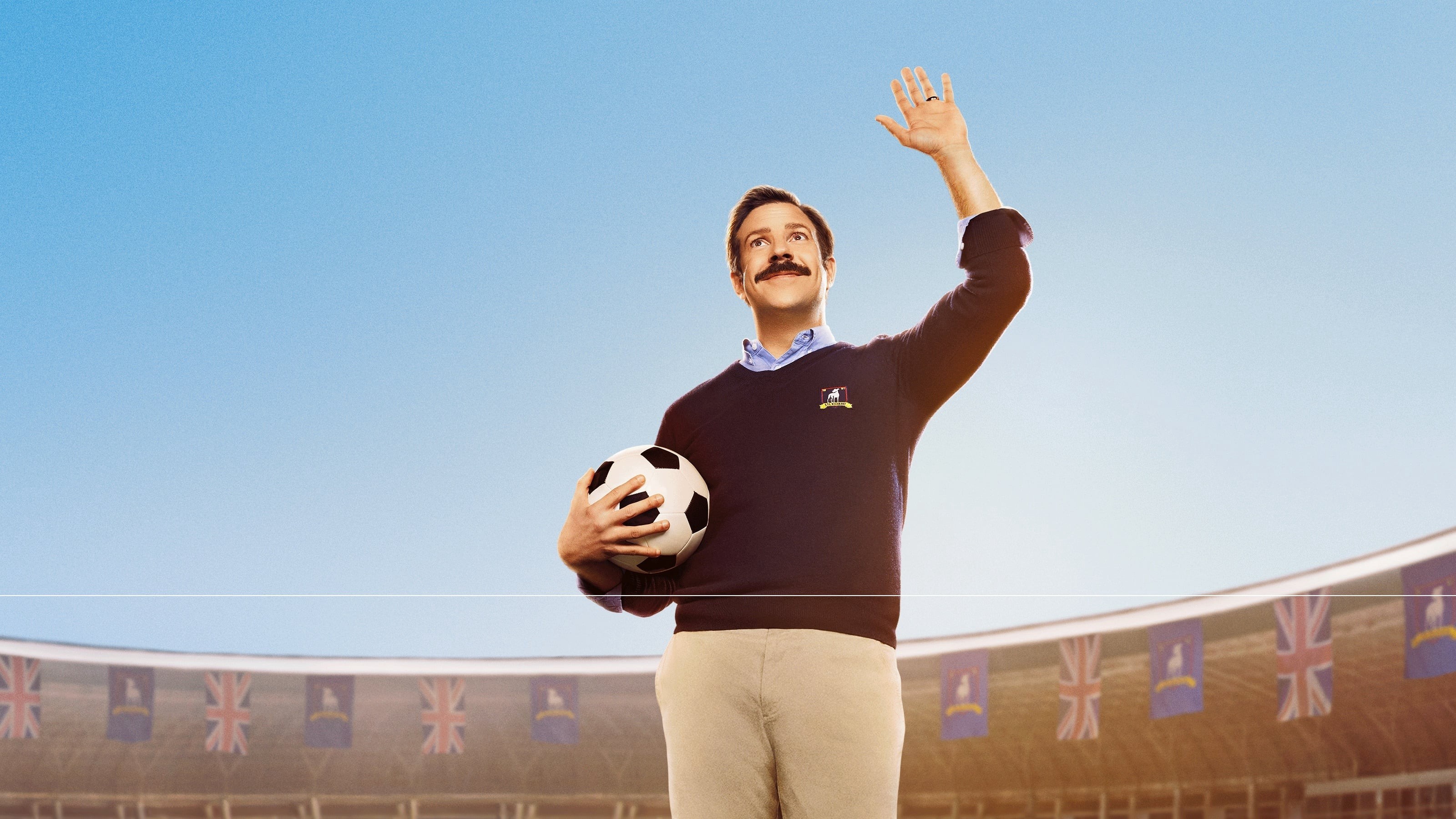 Jason Sudeikis spelar fotbollstränare i "Ted Lasso". 