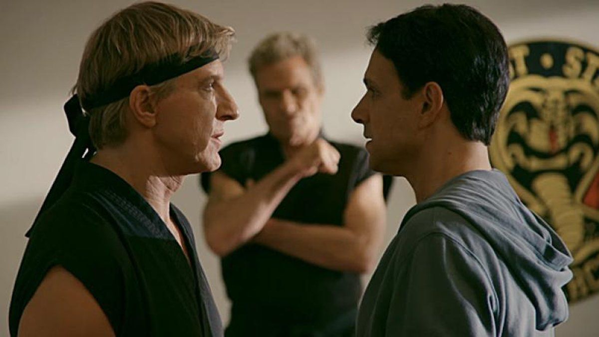 Ralph Macchio och William Zabka i Cobra Kai.