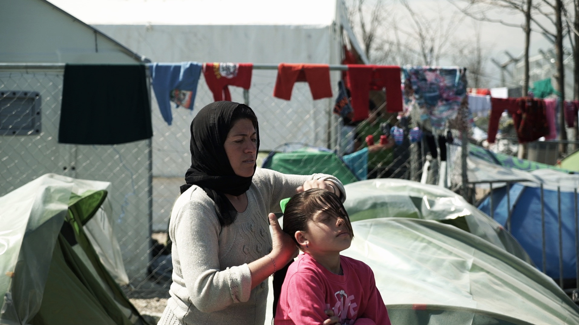 Stillbild ur filmen "Idomeni".