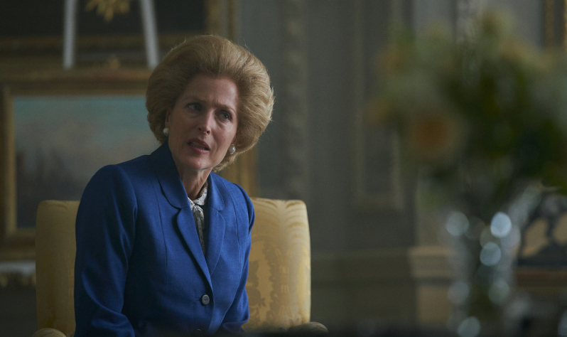 Gillian Anderson som Margaret Thatcher