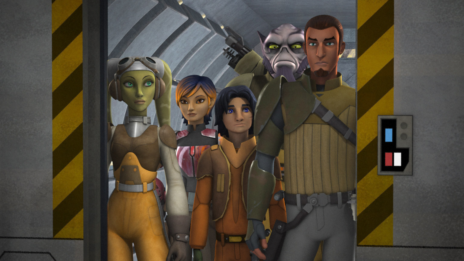 Rebellerna i Star Wars Rebels. Serien rekommenderas för alla Star Wars-fans. Foto: Disney+