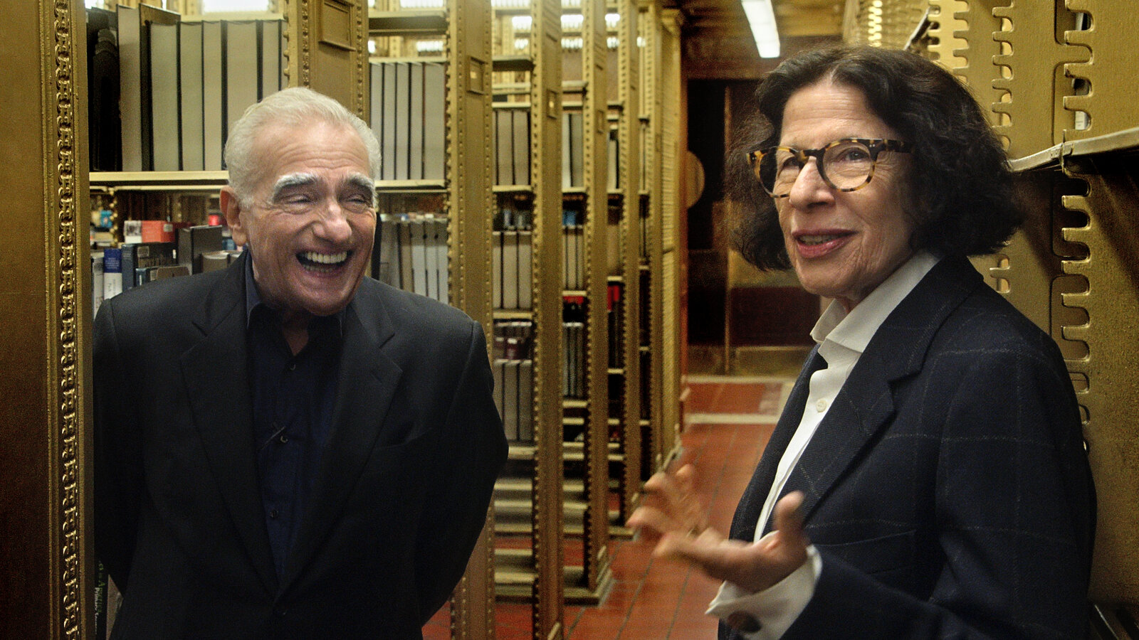 Martin Scorsese och Fran Lebowitz i "Pretend it's a City". 