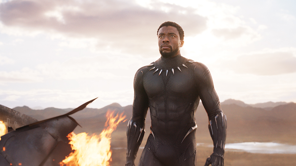 Chadwick Boseman i "Black Panther".