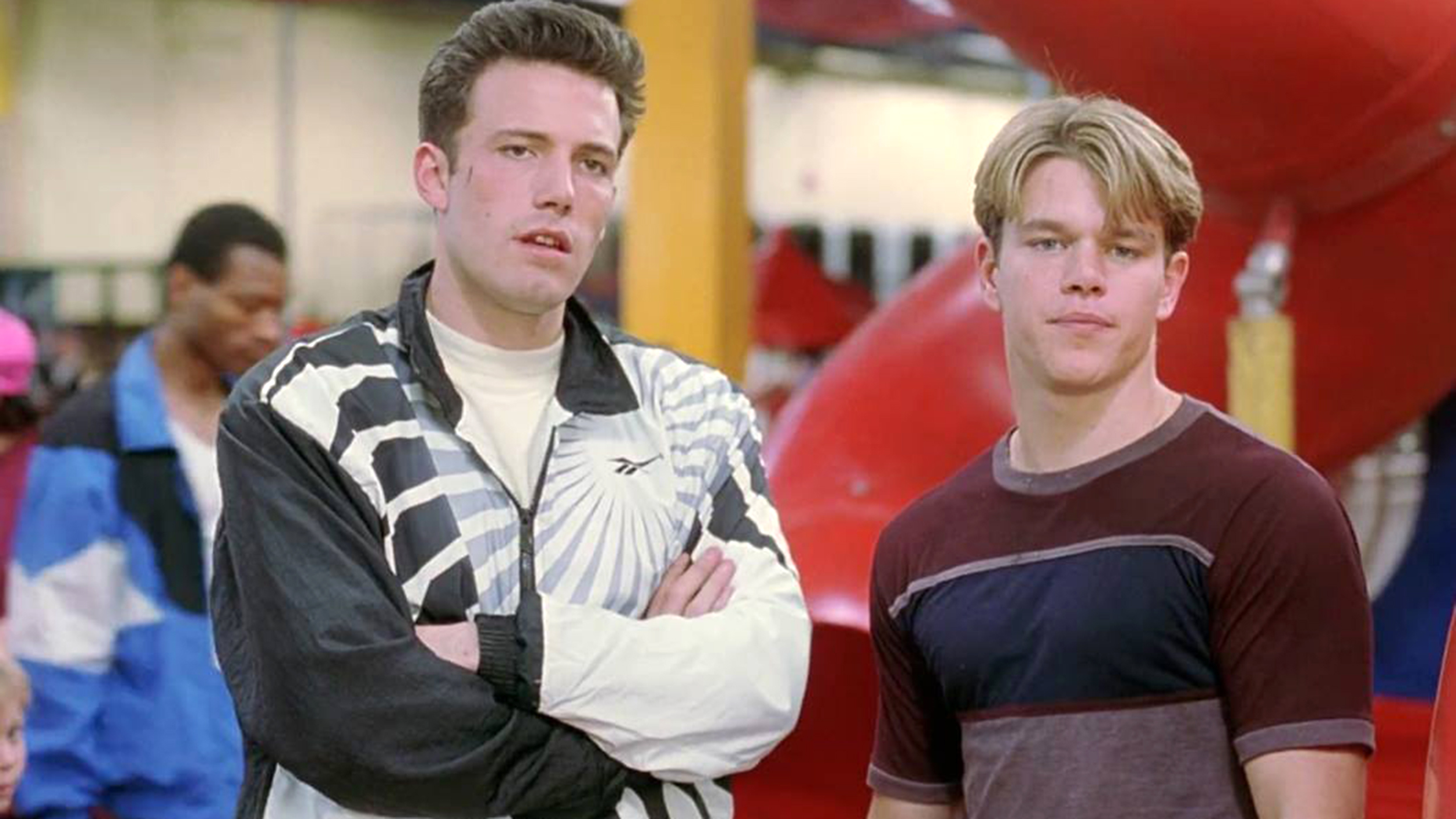 Ben Affleck med nära vännen och kollegan Matt Damon. 