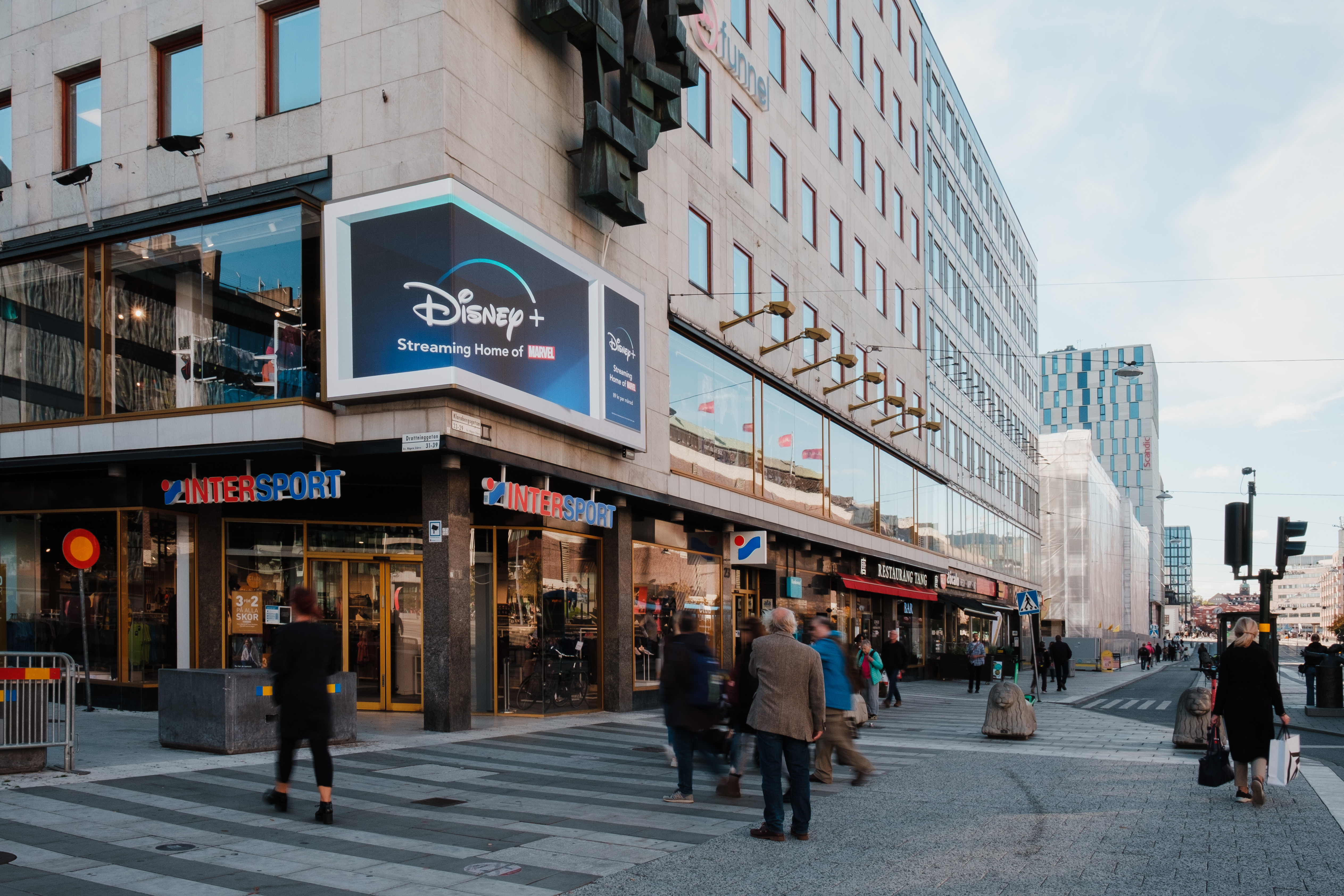 3D Annonsering på Sergels Torg