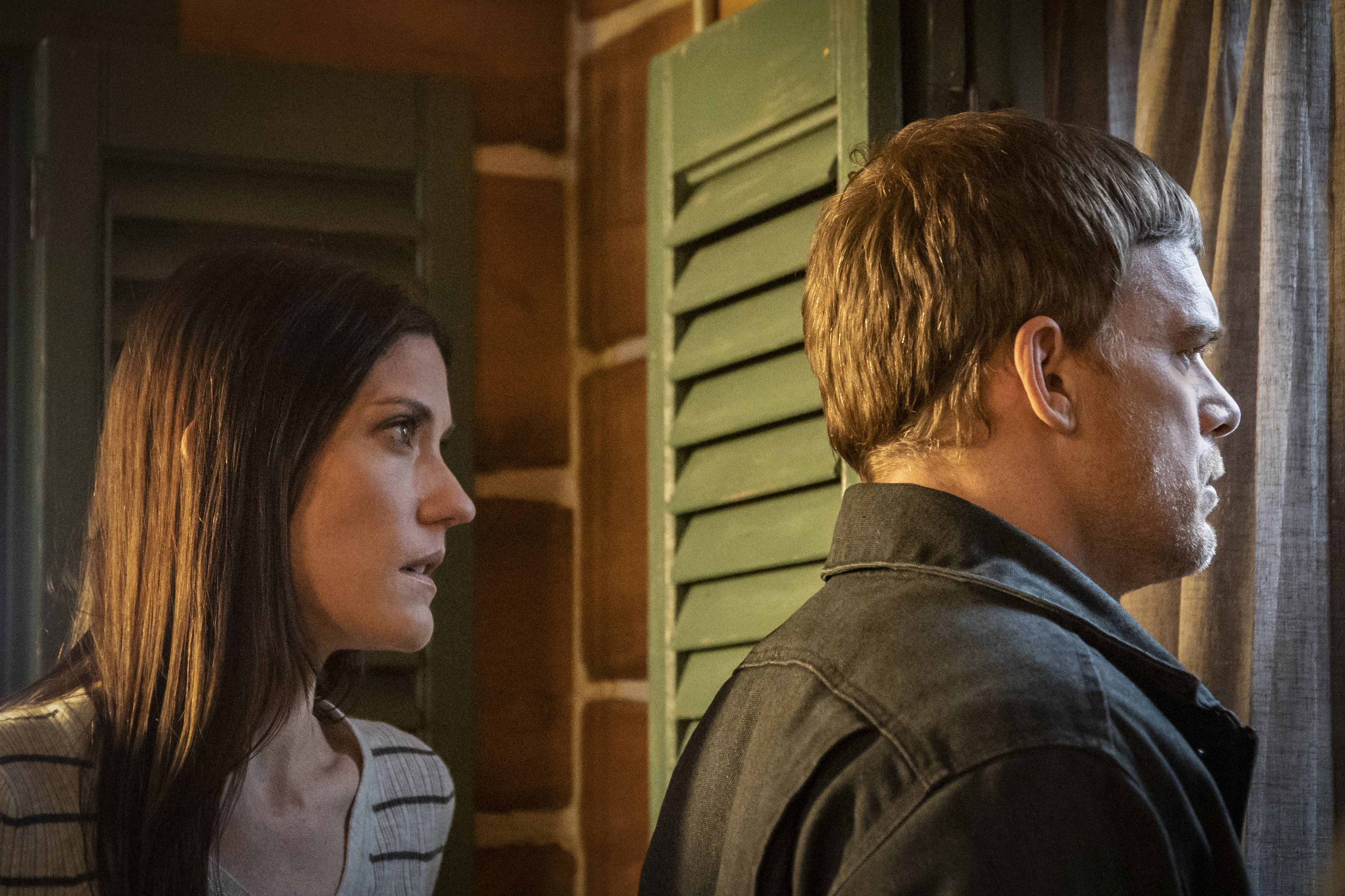 Michael C. Hall och Jennifer Carpenter i "Dexter: New Blood". 