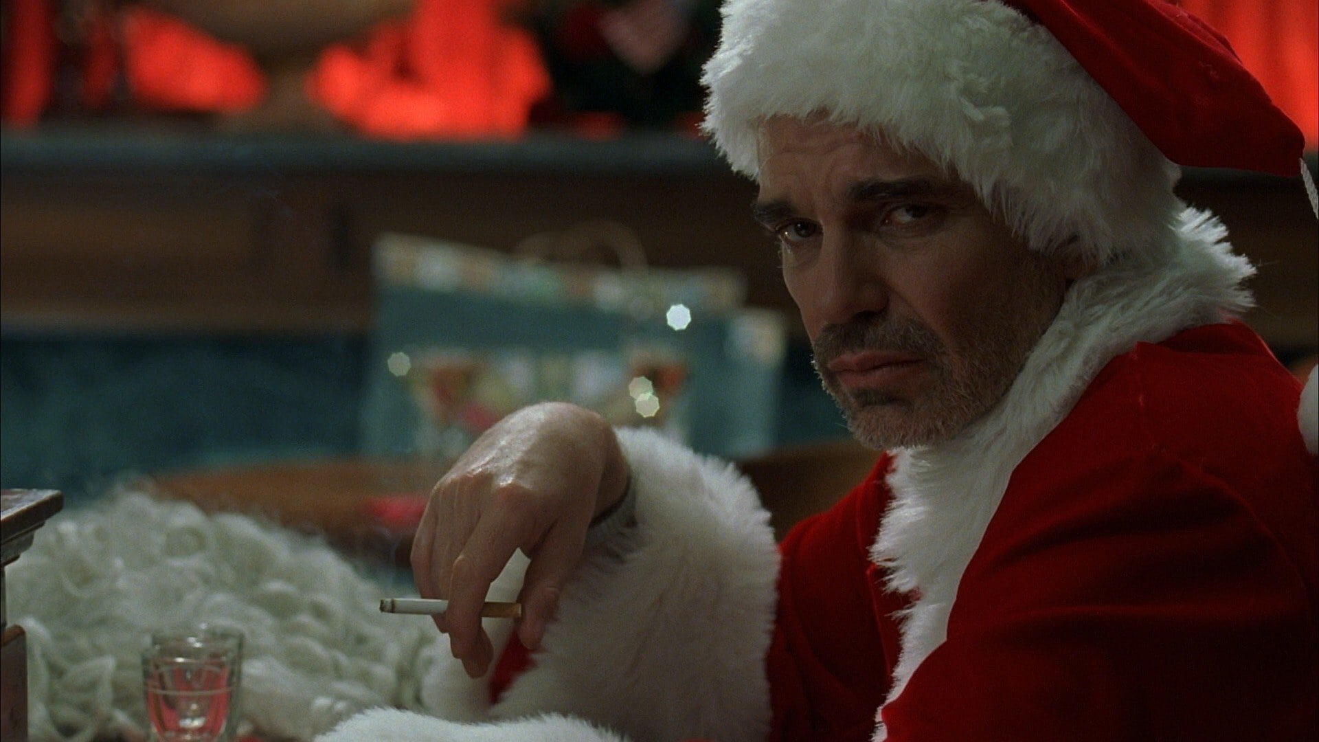 Billy Bob Thornton i "Bad Santa". Foto: Scanbox Sweden AB.