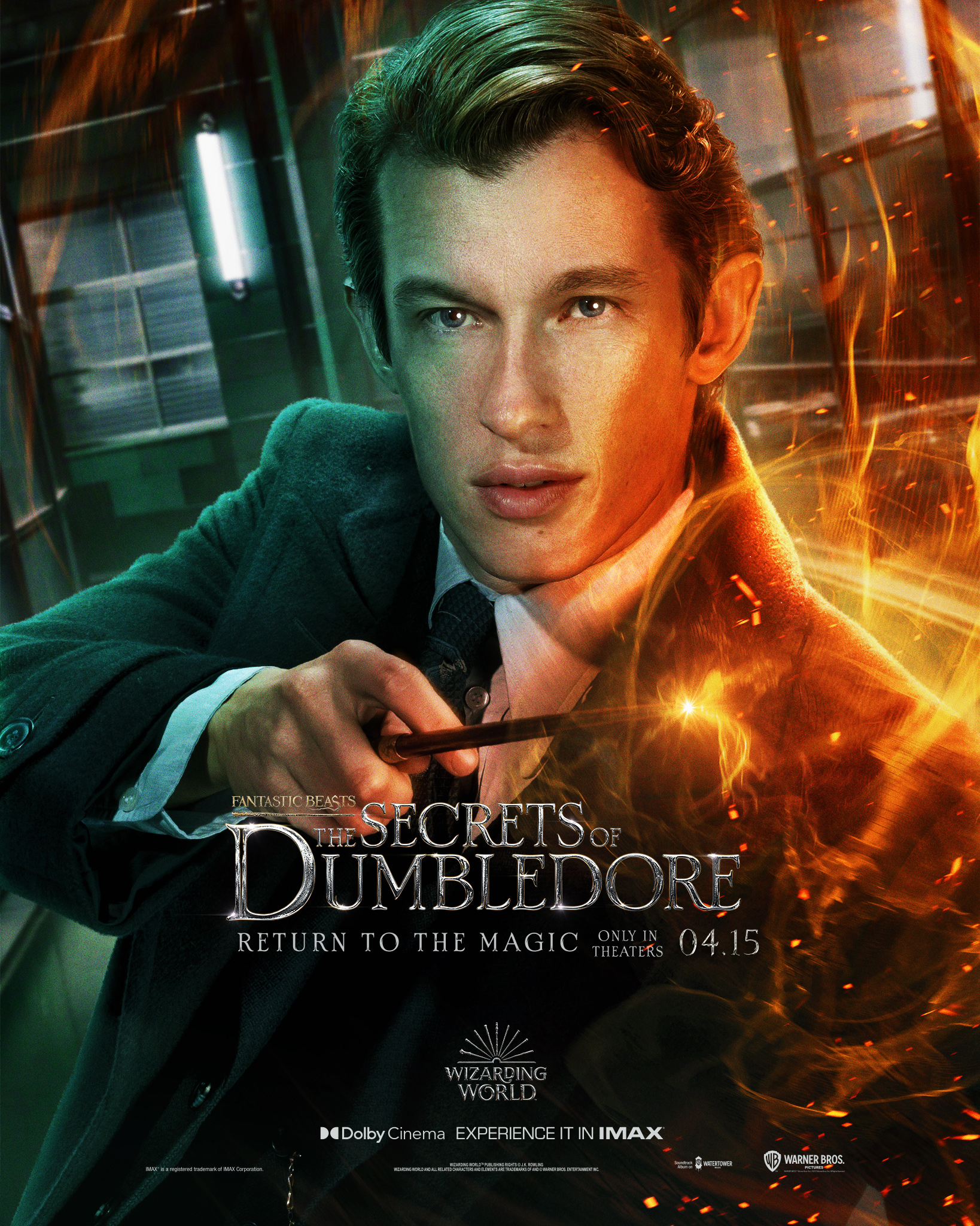 Callum Turner som Theseus.