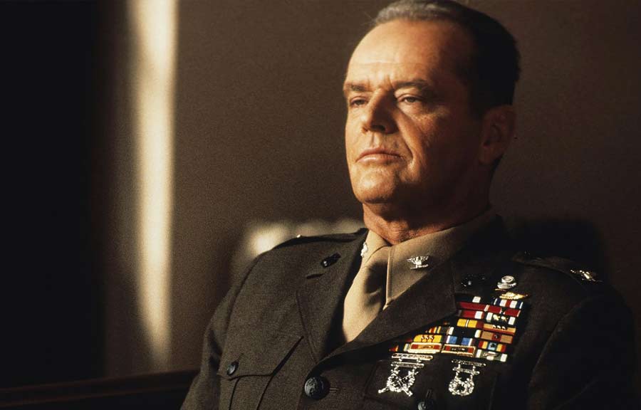 Jack Nicholson i A Few Good Men. Foto: Colombia Pictures