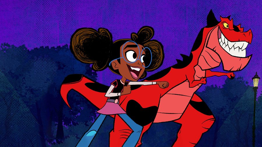 Moon girl och devil dinosaur, tecknad barnserie på disney+