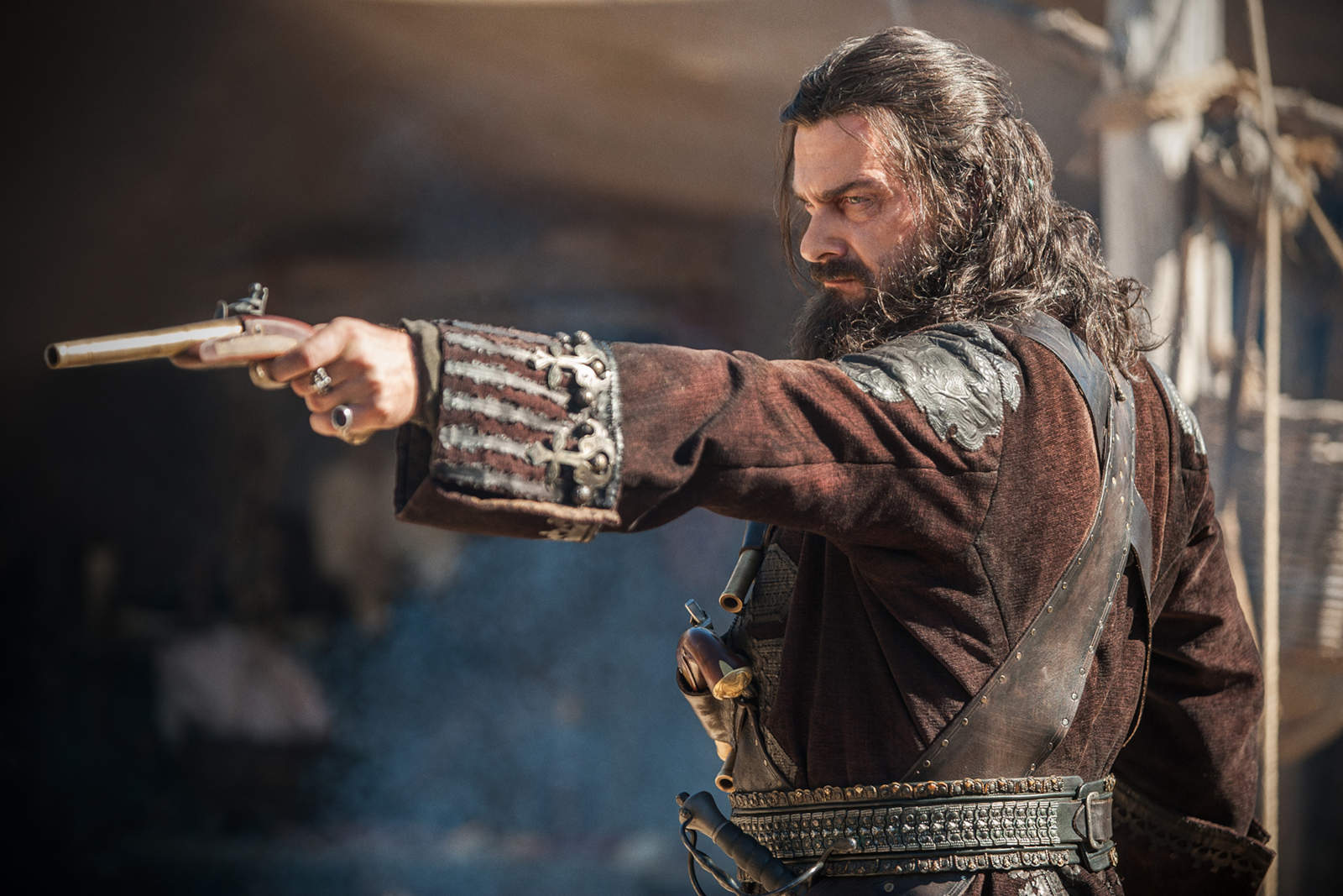 Ray Stevenson som Blackbeard i Black Sails