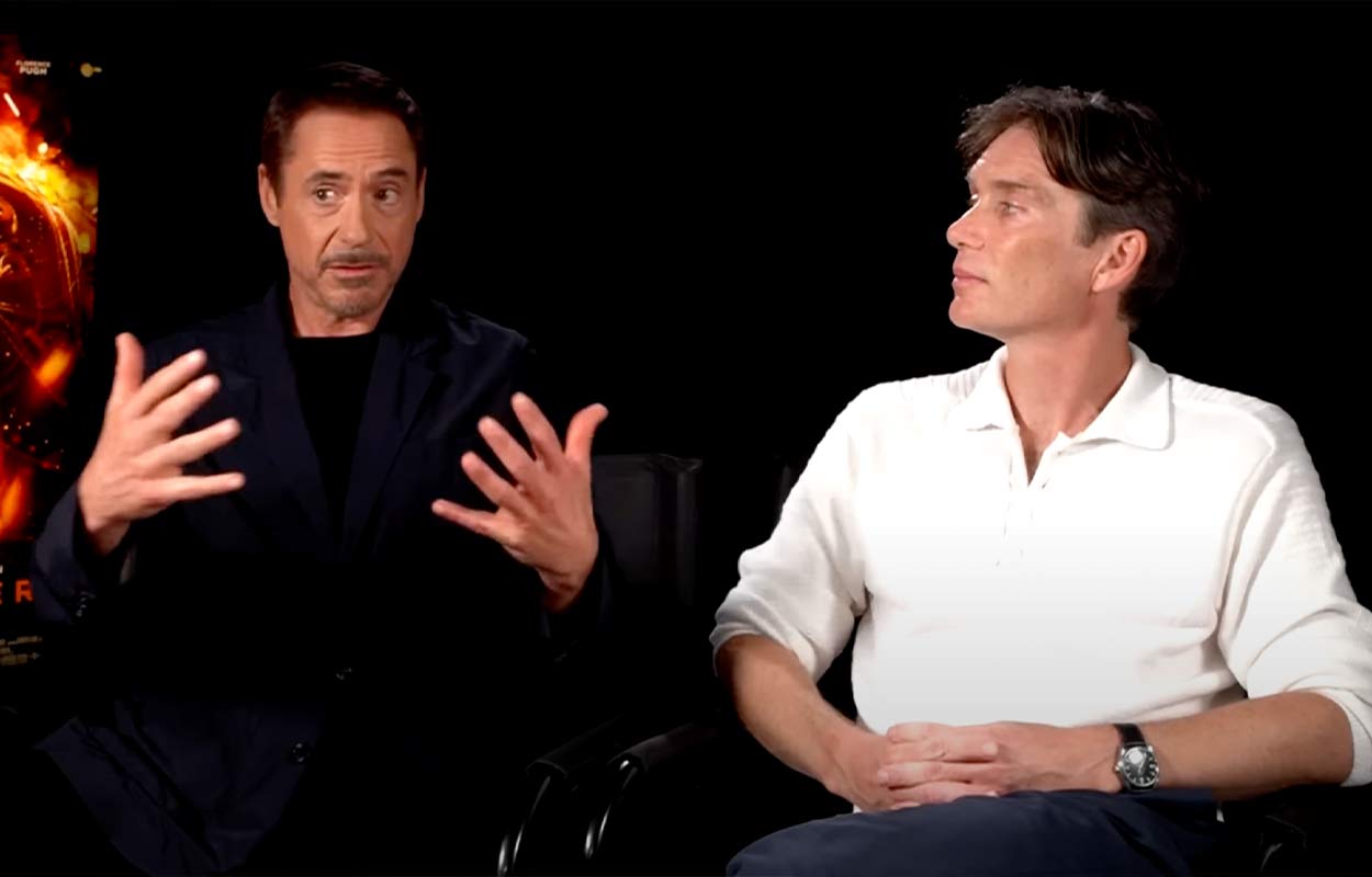 Robert Downey Jr:s intervju med Oppenheimer-stjärnan Cillian Murphy väcker reaktioner