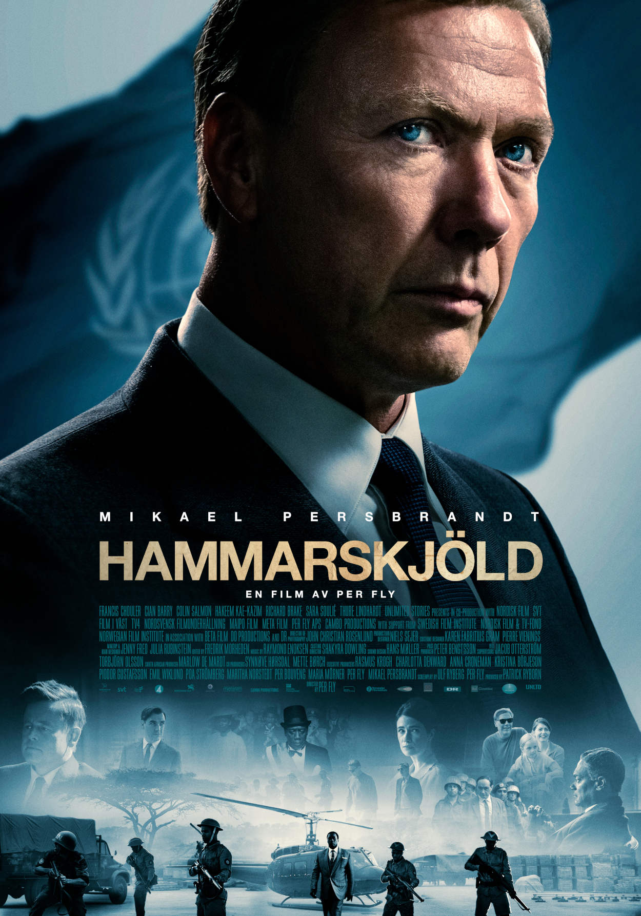 Kolla in den läckra postern till Hammarskjöld med Mikael Persbrandt