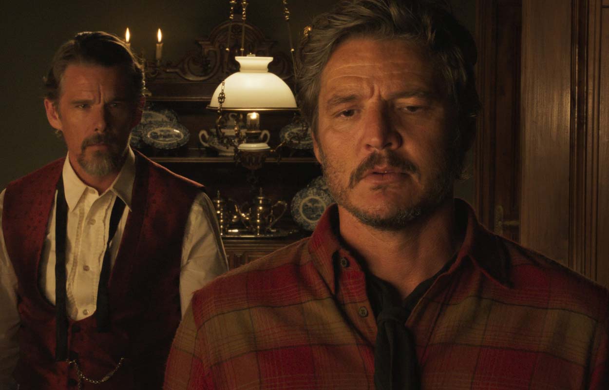 Ethan Hawke och Pedro Pascal i Strange Ways of Life