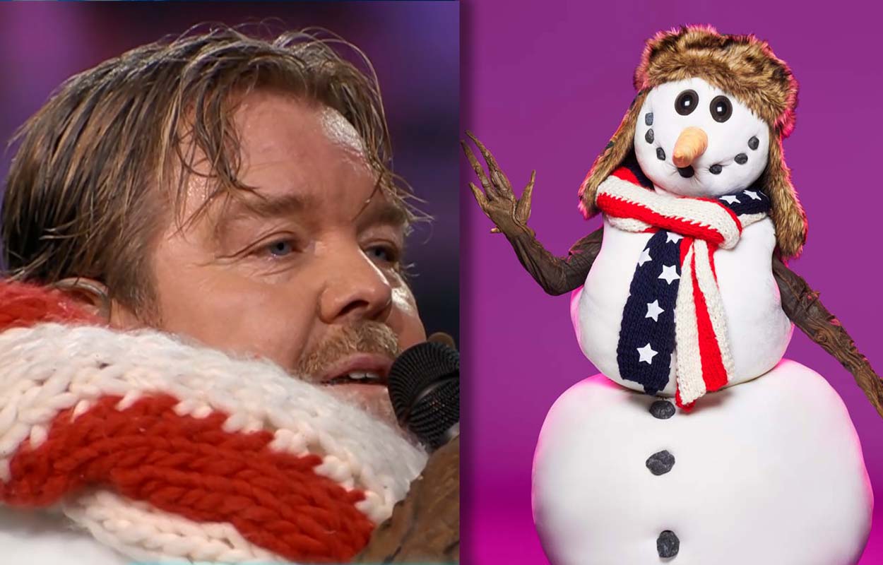 Tomas Brolin som Snögubben i Masked Singer.