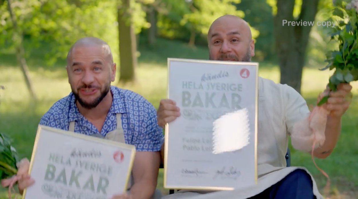 Felipe och Pablo Leiva Wenger vinner Hela kändis-Sverige bakar 2024