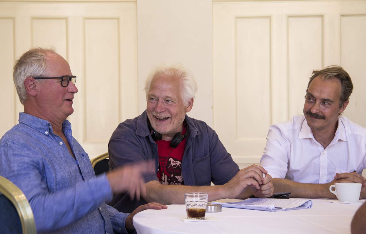 Pressamtal med Robert Gustafsson, Hannes Holm och Jonas Karlsson.