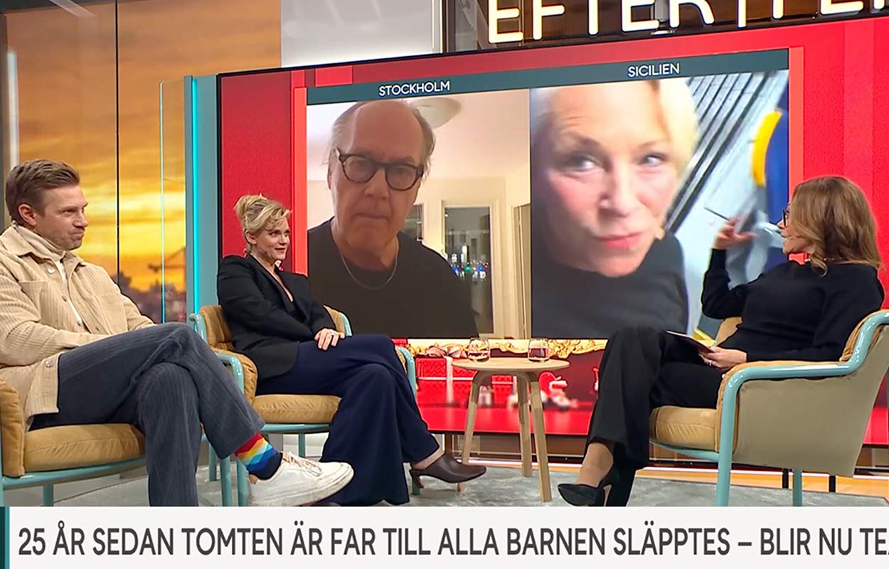 Peter Haber trodde inte på Tomten är far till alla barnen: ”Inte för en sekund”