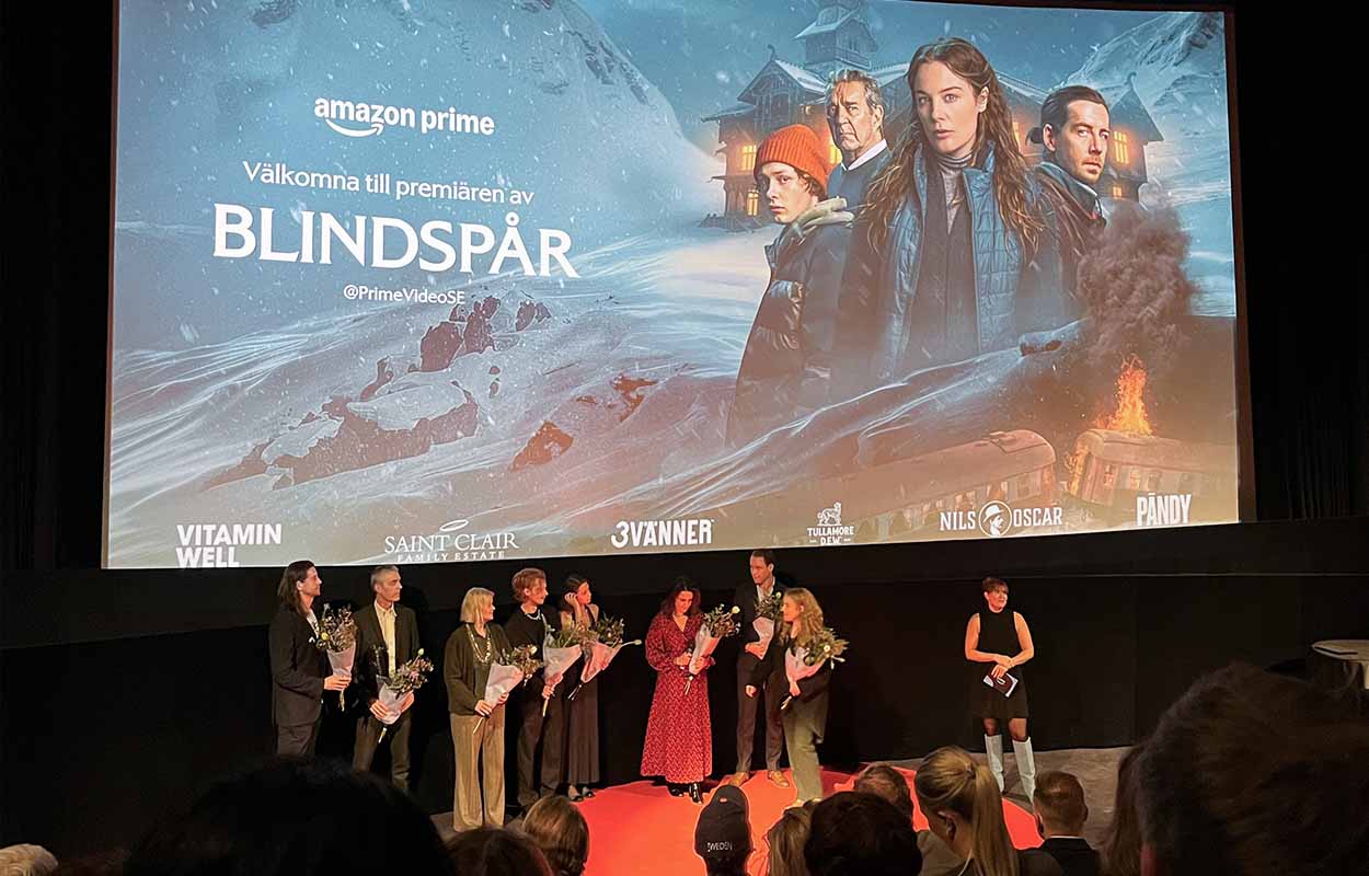 Filmtopp på galapremiär för ”Blindspår” – se bilder från eventet