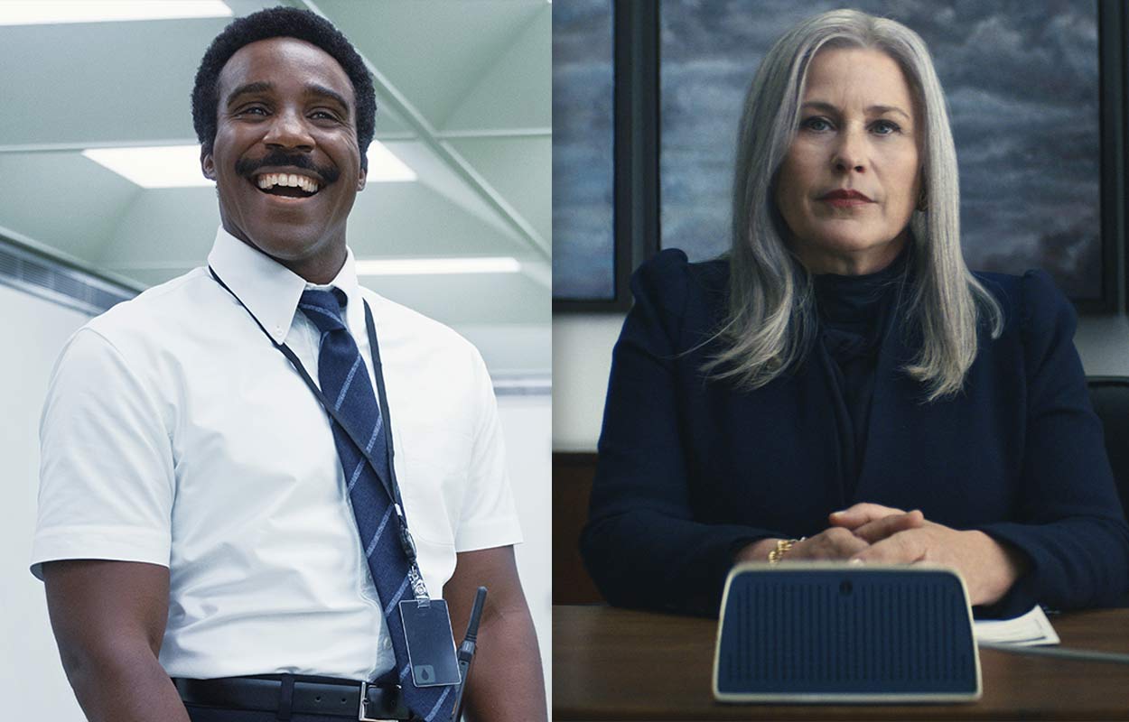 Tramell Tillman och Patricia Arquette demonstrerar sin undertrycka vrede i ”Severance”.